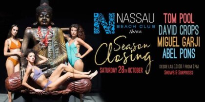 Nassau Beach Club Ibiza Season Closing 2017