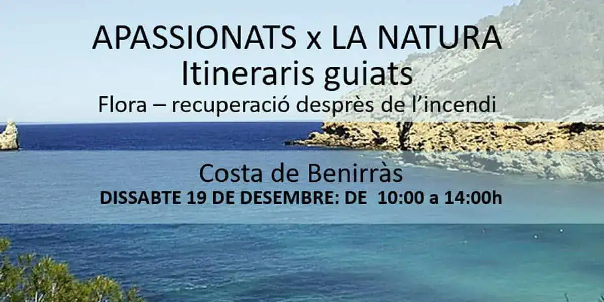 Visita guiada por la zona de Benirràs con Amics de la Terra