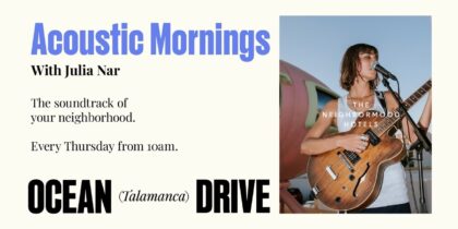 Acoustic Mornings con Julia Nar en Ocean Drive Talamanca