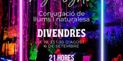 Astro Magic Lights en Ibiza Botánico Biotecnológico