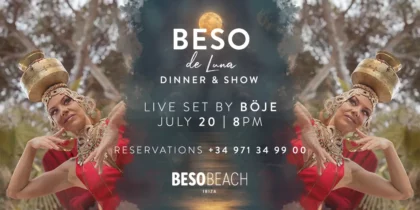 Beso de Luna: Cena de Luna Llena en Beso Beach Ibiza