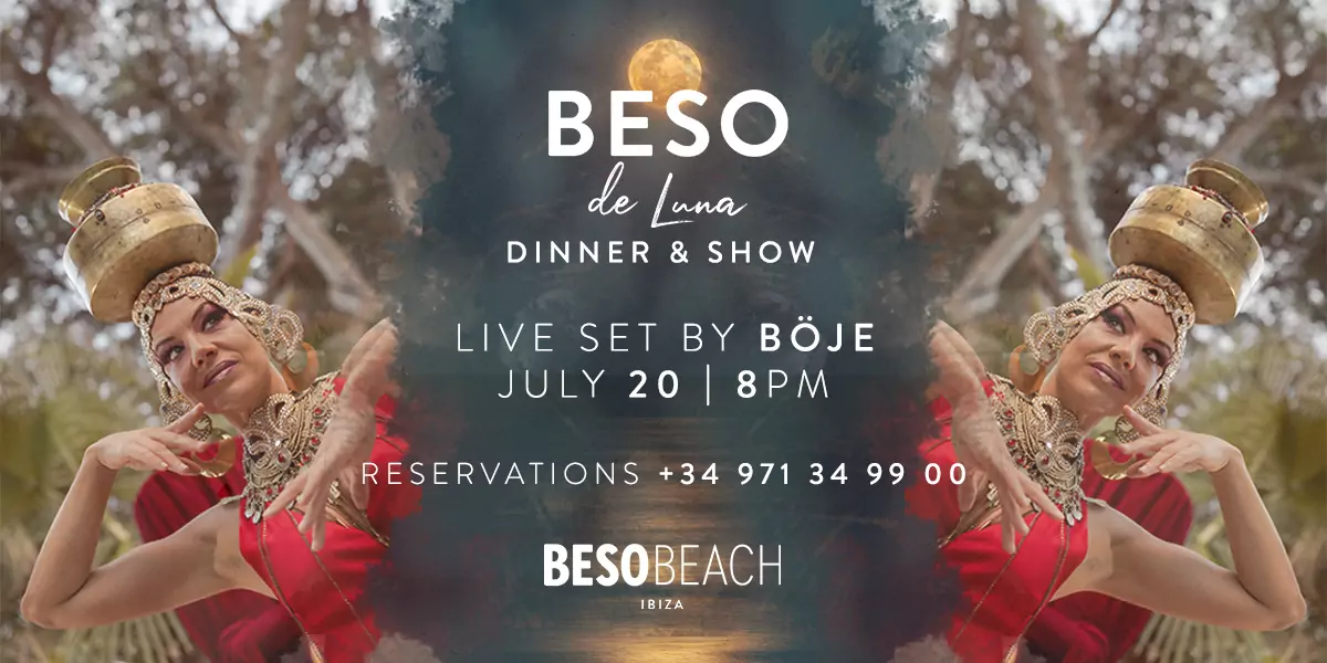 Beso de Luna: Cena de Luna Llena en Beso Beach Ibiza