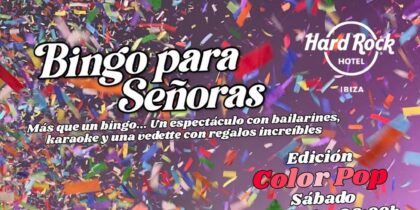 Bingo para señoras en Hard Rock Hotel Ibiza