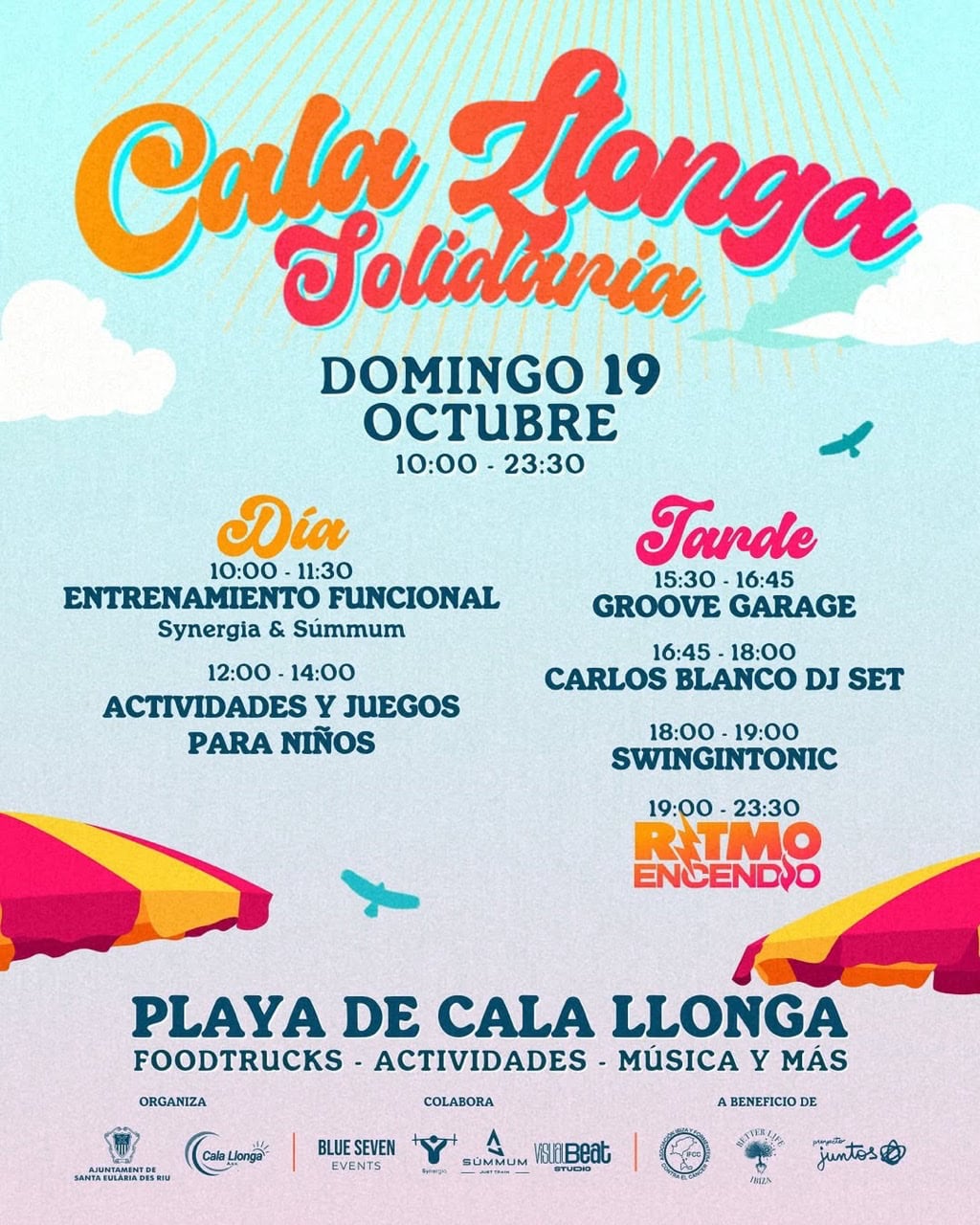 Música y actividades en Cala Llonga Solidaria