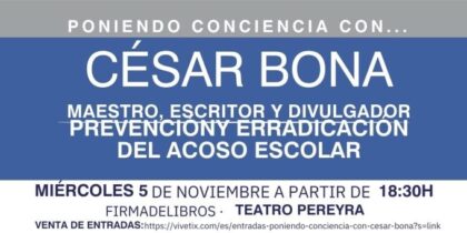 Raising Awareness with César Bona at the Pereyra Theater