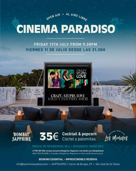 Cinema Paradiso en Las Mimosas Ibiza