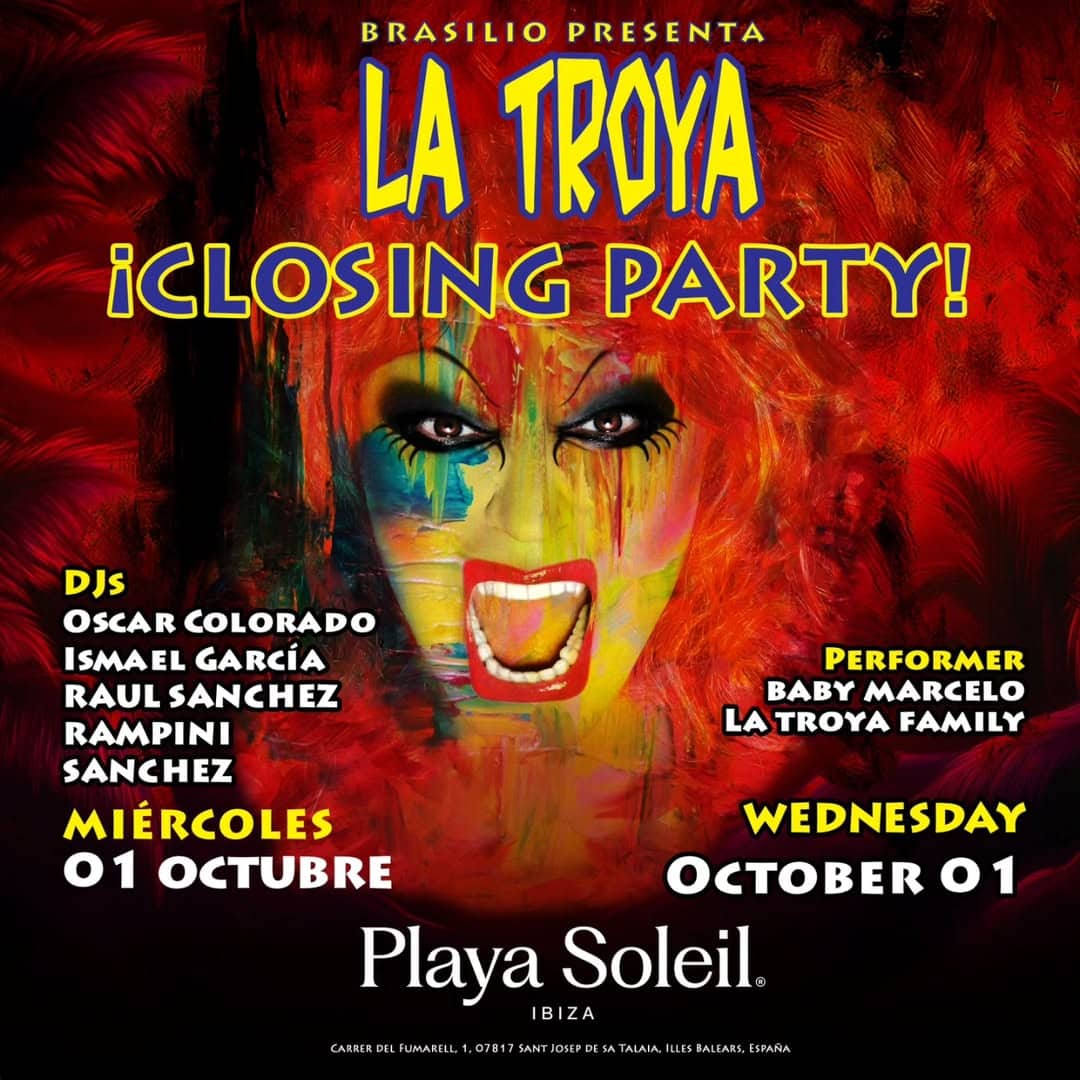 La Troya Closing Party en Playa Soleil