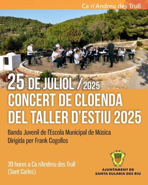 Concierto de clausura del Taller de Verano de la Banda Juvenil de Santa Eulalia