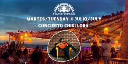 Chiki Lora en directo en Kumharas Ibiza