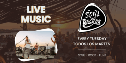 Concierto de Soul Doctor en Kumharas Ibiza