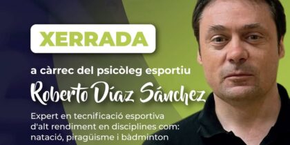 Conferencia sobre salud mental en el deporte juvenil con Roberto Díaz Sánchez
