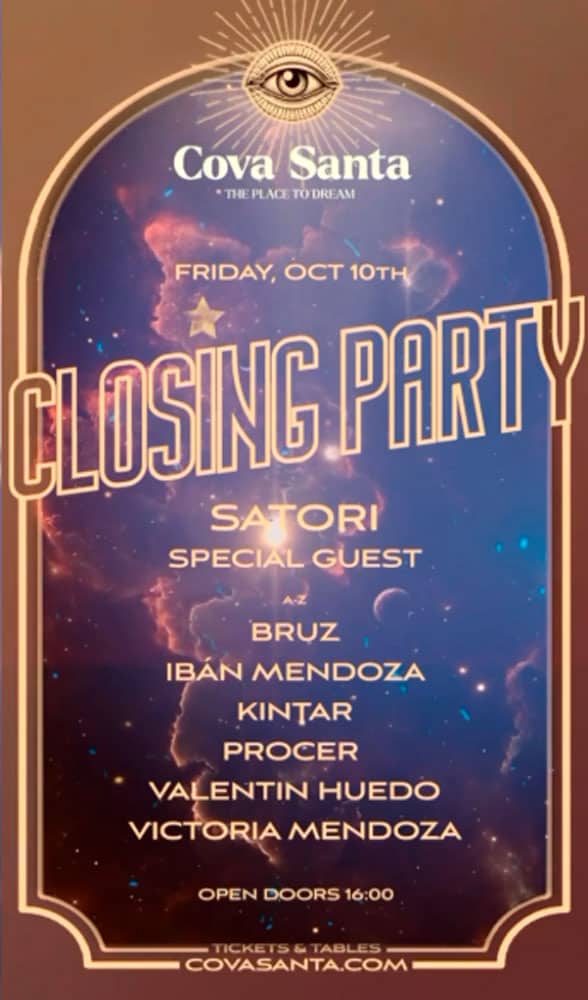 Cova Santa Ibiza Closing Party