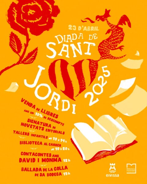 Día de Sant Jordi Ibiza: Feria de Libros y actividades infantiles