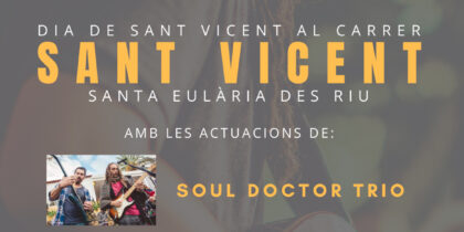 Música y gastronomía en la calle para celebrar el Día de San Vicente en Santa Eulalia