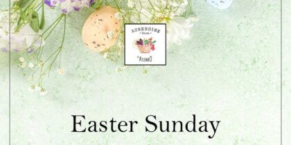 Domingo de Pascua en el restaurante Aubergine by Atzaró