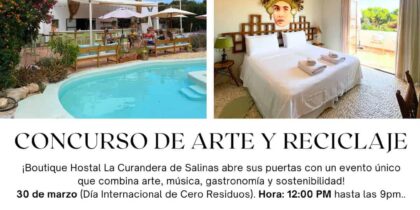 Subasta de arte y gran evento final del concurso Zero Waste en La Curandera de Salinas