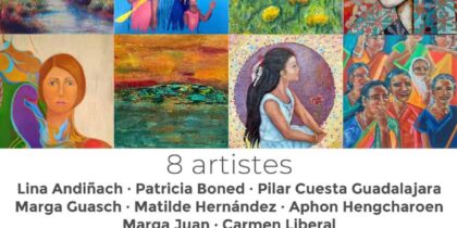 Exposición 8 + 1 Dones a L'Índia en el Club Náutico
