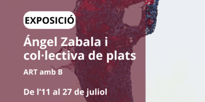 Exposición de Ángel Zabala y colectiva de platos en Can Jeroni