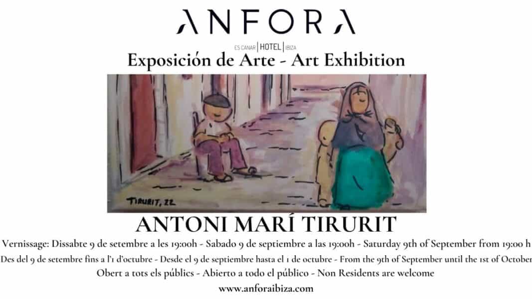 Exposición de Antoni Marí Tirurit en Hotel Ánfora Ibiza