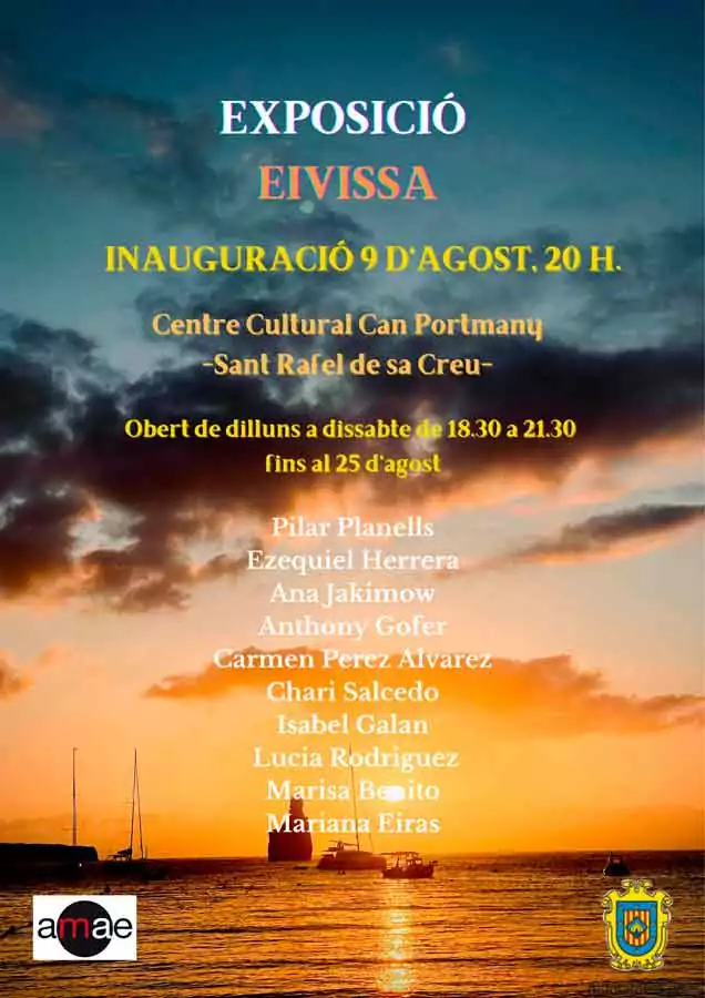 Eivissa, exposición colectiva de la AMAE en San Rafael