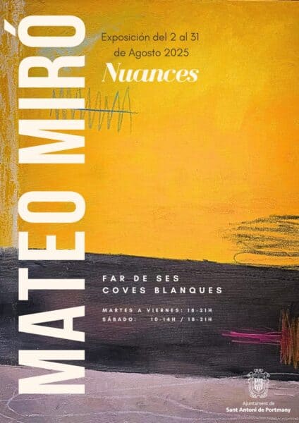 Mateo Miró presenta Nuances en el Far de ses Coves Blanques