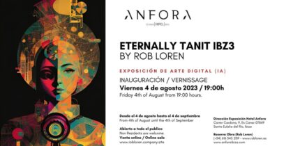 Eternally Tanit, exposición de Rob Loren en Hotel Ánfora Ibiza