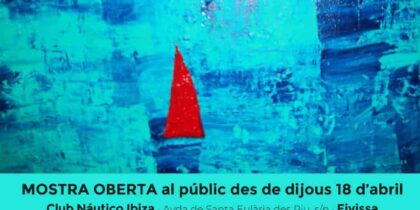 Exposición solidaria de Martina Greef en el Club Náutico de Ibiza