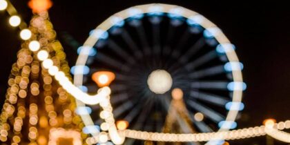 Feria de atracciones de Navidad en Ibiza