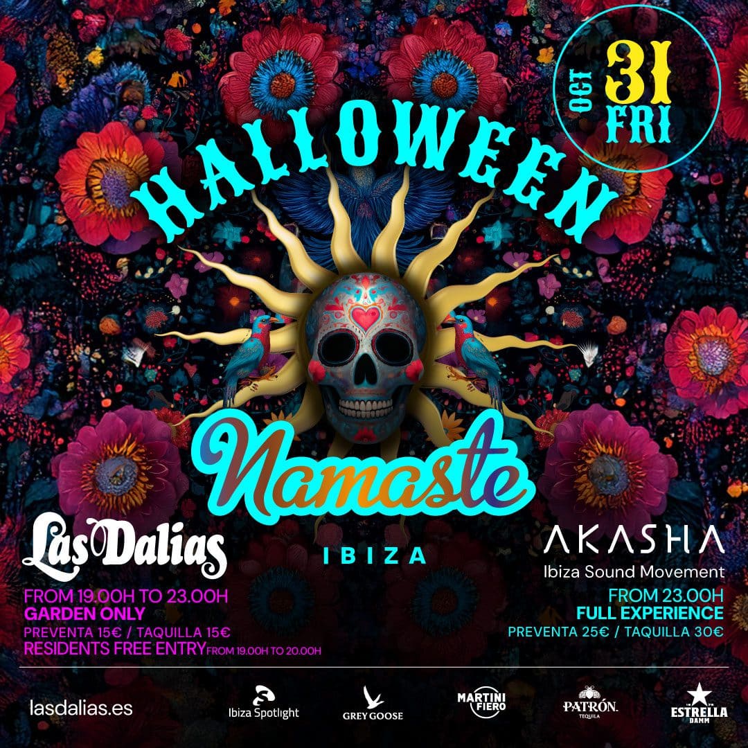 Fiesta de Halloween con Namaste en Las Dalias y Akasha Ibiza