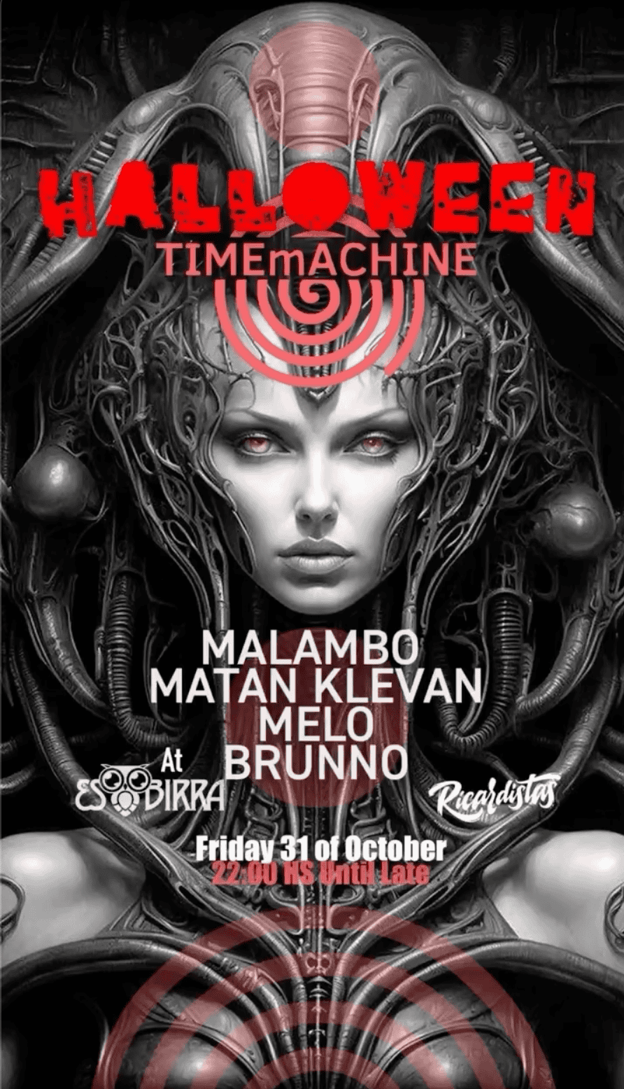 Fiesta de Halloween con Time Machine