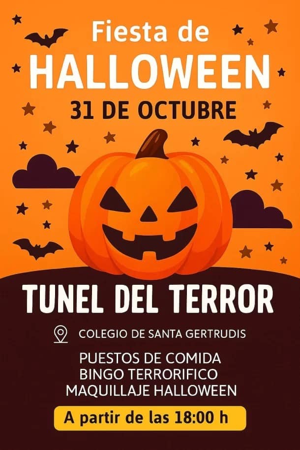 Fiesta de Halloween en familia en Santa Gertrudis