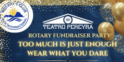 Fiesta de recaudación de fondos de Rotary e-Club Ibiza International en el Teatro Pereyra