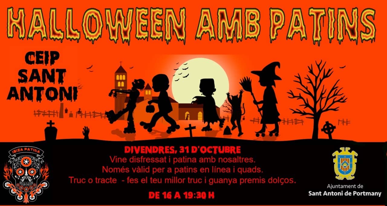 Halloween con Patines en el CEIP Sant Antoni