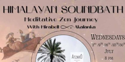 Baño de Sonido Himalayo y Viaje Meditativo Zen en Atzaró Agroturismo Hotel Ibiza