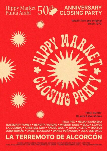 Gran Closing Party del Hippy Market Punta Arabí