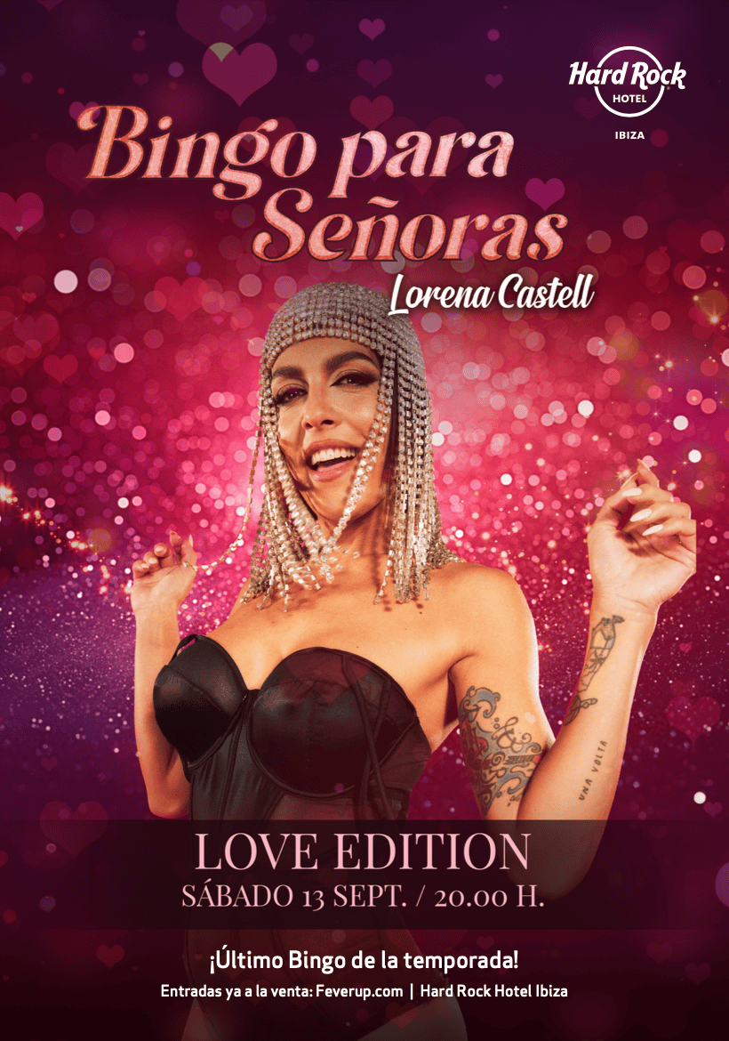 Bingo para señoras en Hard Rock Hotel Ibiza