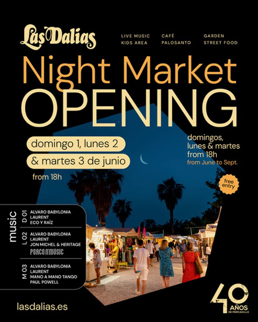 Opening del Night Market de Las Dalias Ibiza