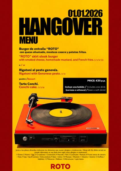 Menús de Navidad, Nochevieja, Año Nuevo y Reyes en ROTO