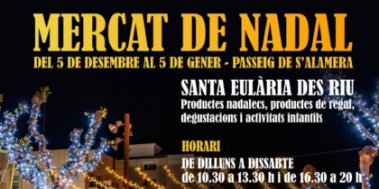 Mercat de Nadal - Mercadillo de Navidad en Santa Eulalia