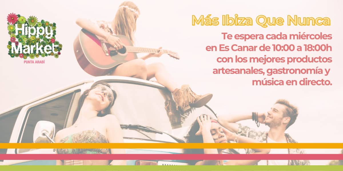 Música y ambientazo cada miércoles en el Hippy Market Punta Arabí