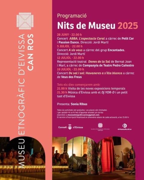 Cultura y música en las Nits de Museu del Museo Etnográfico de Ibiza