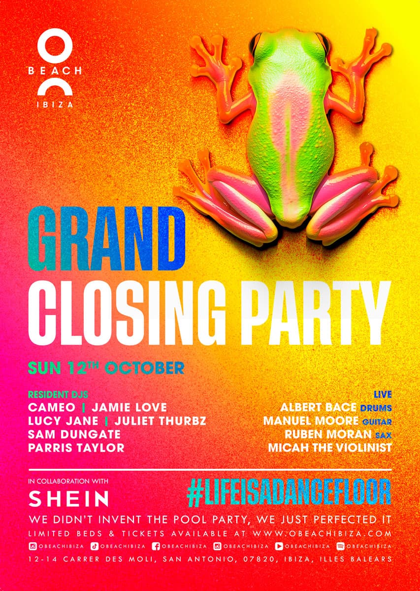 O Beach Ibiza Closing Party - O Beach Ibiza Closing Party