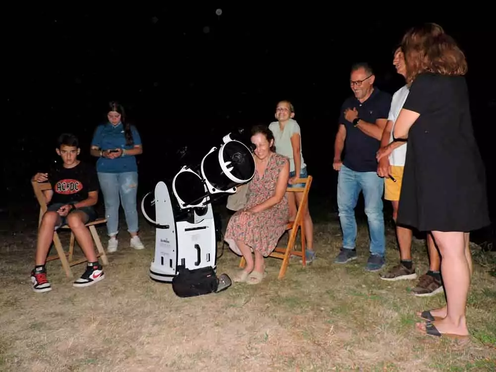 Observaciones Astronómicas desde Cala d'Hort