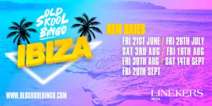 Old Skool Bingo en Linekers Ibiza