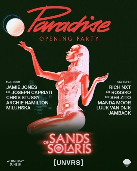 Opening Party del Paradise de Jamie Jones en [UNVRS]