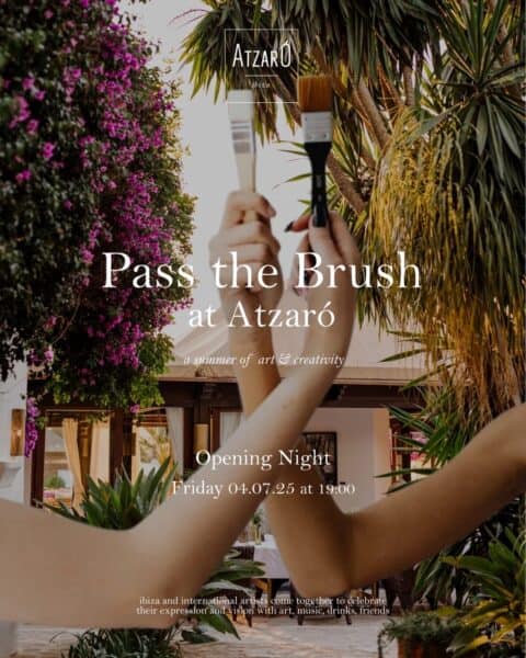 Pass The Brush: viernes llenos de arte en Atzaró Agroturismo Hotel Ibiza