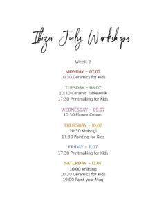 Talleres creativos este verano en Le petit Atelier nº74