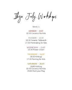 Talleres creativos este verano en Le petit Atelier nº74