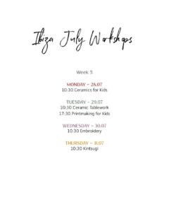 Talleres creativos este verano en Le petit Atelier nº74