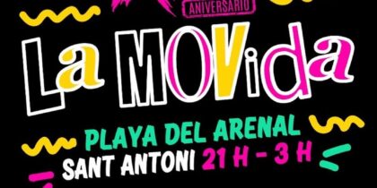 Sesión especial de XX Aniversario de La Movida Ibiza Fiestas de Sant Bartomeu